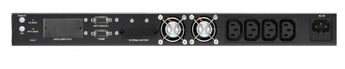 Источник бесперебойного питания Gigalink GL-UPS-OL01-1-1/1U/6A
