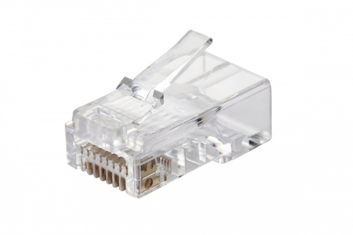 Вилка RJ45 Q-PLUG, категория 5e, UTP, для полевой установки, без цвета, упаковка 50 штук Eurolan 13A-U5-11WT