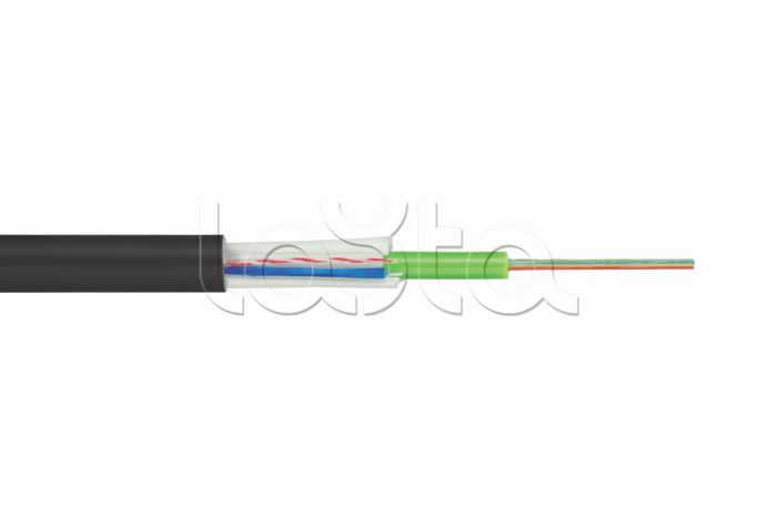 Волоконно-оптический кабель U02 с центральным модулем внутренний/внешний 8x9/125 OS2 нг(А)-HFLTx, свободный буфер 250 мкм, водоблокированный, черный Eurolan (39U-S2-08-02BL)