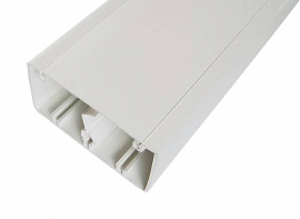 Кабельный канал с крышкой  100х50х2000мм (белый) SPL 100001S