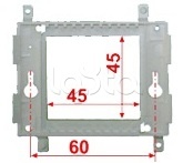 Пластиковый суппорт для установки 45х45 LANMASTER (LAN-PF45x45)