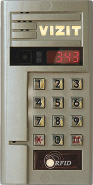 Блок вызова домофона Vizit БВД-343RCPL