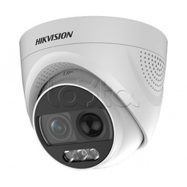 Камера видеонаблюдения уличная купольная Hikvision DS-2CE72DFT-PIRXOF28(2.8mm)