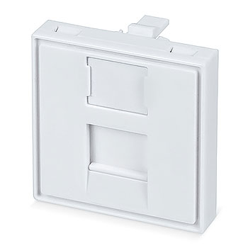 Вставка 45x45 (Mosaic) для 1 модуля формата Keystone Jack (FP-45-1M) Пожтехкабель СКС (202-031) (аналог Mosaic)
