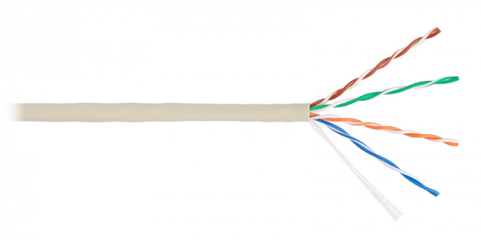 Кабель информационный UTP 4PR 24AWG CAT5e REXANT 01-0043 (305 м)