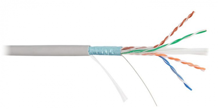 Кабель информационный FTP 4PR 24AWG CAT5e REXANT (01-0143) (305 м)