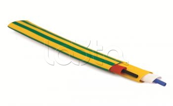 Трубка термоусаживаемая 1,2/0,6 мм желто-зеленый DKC 2NA20112GY