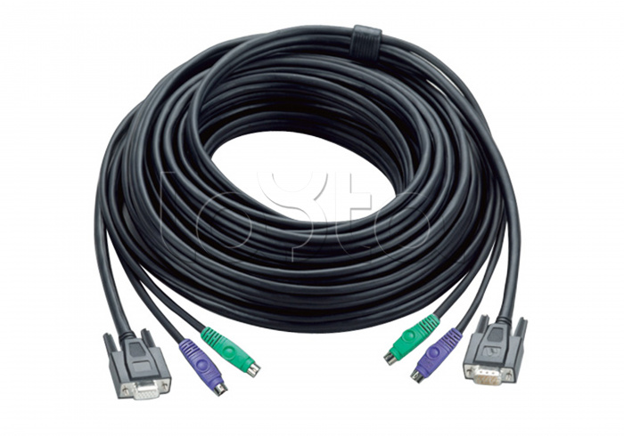 КВМ-кабель с интерфейсами PS/2, VGA (1.8м) ATEN 2L-1001P