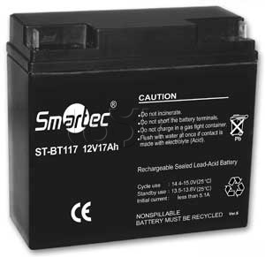 Аккумулятор свинцово-кислотный Smartec ST-BT117