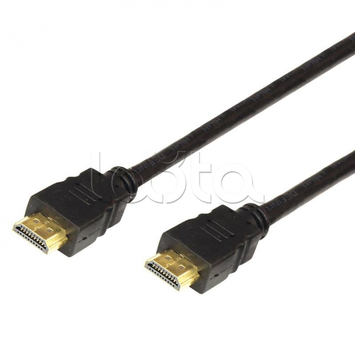 Шнур HDMI - HDMI gold 2М с фильтрами (10шт/уп) REXANT 17-6204