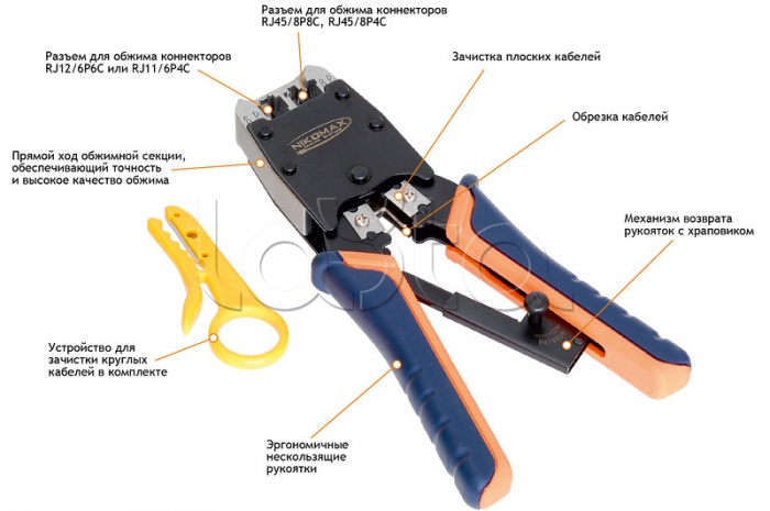 Устройство обжимное професcиональное (NMC-500R) NIKOMAX