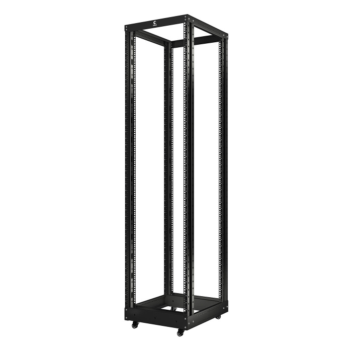 Стойка открытая 19&quot;, 42U, двухрамная, усиленная, (черный) Cabeus RA-42U-1000-BK