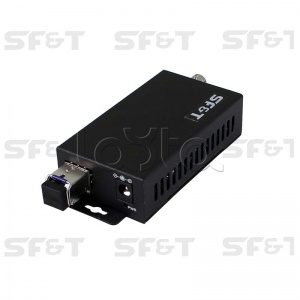 Приемник 1 канала SDI и 1 канала RS-485 по оптоволокну (миниатюрный) SF&T SFS11S5R/small