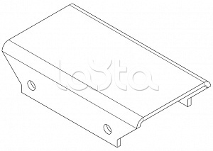 Накладка прямая верхнаяя PERCo-MB-16.3