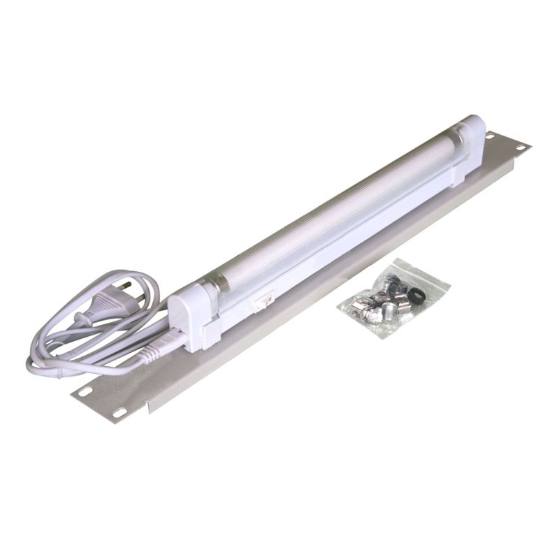 Панель освещения 19&quot; 1U, 220В, кабель 1,5м REXANT 04-2683