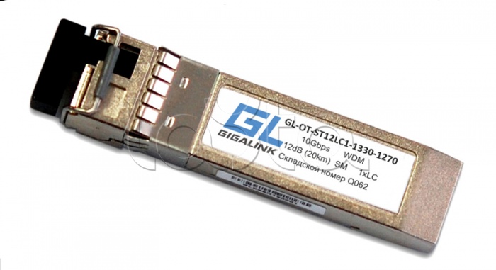 SFP+ модуль Gigalink GL-OT-ST12LC1-1270-1330