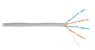 NIKOLAN LAN U/UTP 4x2x24AWG Кат.5е внутренний PVC (NKL 2100A-GY)