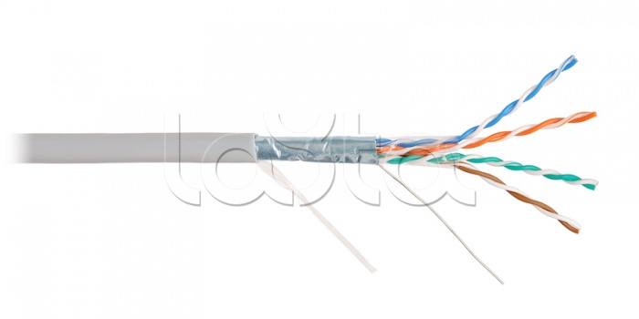 Кабель связи симметричный, для широкополосного доступа LAN F/UTP 4x2x24AWG кат.5e внутренний (NKL 4200A-GY) NIKOMAX (305 м)