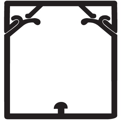 Кабель-канал 60x60 с крышкой с направляющими для установки разделителей TA-GN 60x60 мм DKC 01784