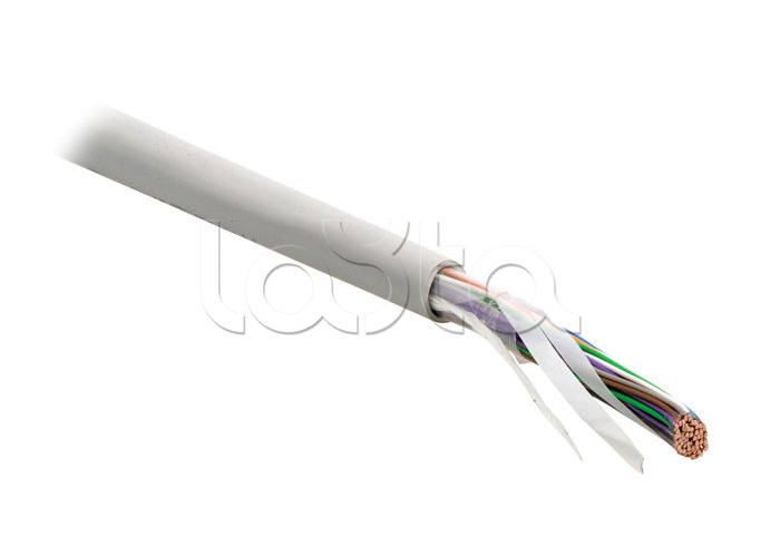 Hyperline UUTP25-C3-S26-IN-PVC-GY Кабель витая пара