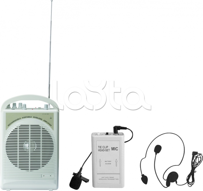 Система для экскурсоводов мобильная с головным и петличным радиомикрофоном VHF ITC ESCORT T-6020