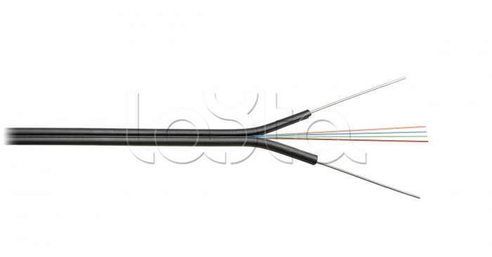 Кабель волоконно-оптический, 2 волокна NIKOMAX (NMF-2PF-002A1C-BK)