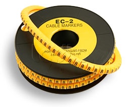 Маркер для кабеля (d7,4 мм, цифра 8) Cabeus ЕC-2-8 (500 шт/уп)