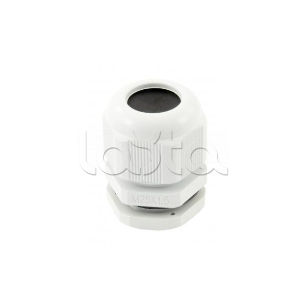 Пластиковые кабельные вводы Магнито-контакт ПКВ М25х1.5 (13-18 мм), белый (светло-серый)