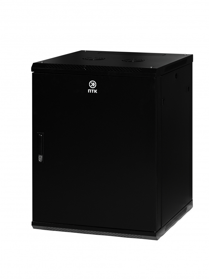 Пожтехкабель 204-009 Шкаф настенный 19-дюймовый (19&quot;), 15U, 775x600х600мм, металлическая передняя дверь с замком, две боковые панели