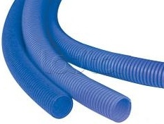 Труба ППЛ гибкая гофрированная, д.25мм, тяжёлая без протяжки, цвет синий DKC 10525