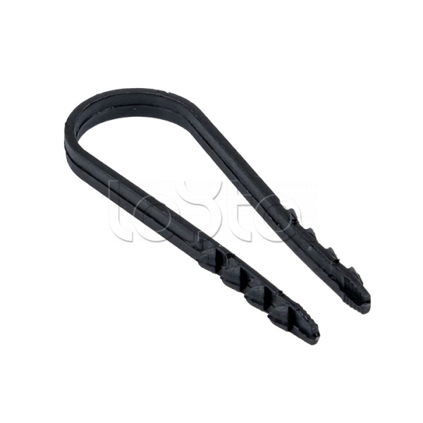 Дюбель-хомут для круглого кабеля (19-25мм) черный (50шт.) EKF PROxima (plc-ncs50-19x25b)
