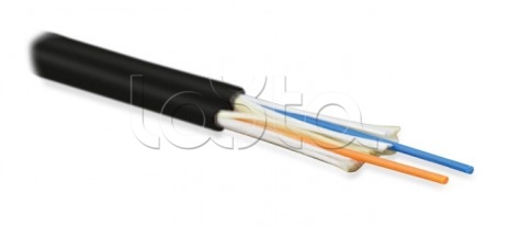 Кабель волоконно-оптический Hyperline FO-D2-IN-62-2-LSZH-BK