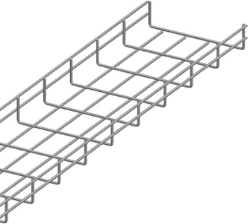 Лоток проволочный 50х300мм, Ф3.8мм, оцинкованный (3 м) LANMASTER LAN-MT50x300-3.8EZ