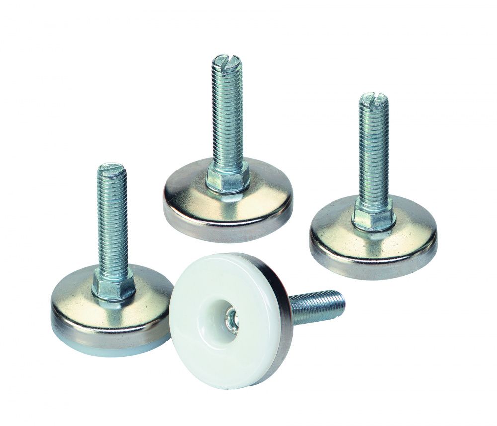 Комплект регулируемых ножек 4 шт., M10, серии F30 Eurolan (60A-24-01-11BL)