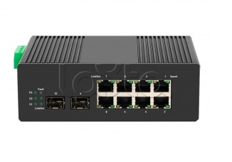 Промышленный управляемый L3/L2+ PoE коммутатор для работы в сложных условиях 8x1000 Мбит/с PoE портов Tantos TSn-8FP10S2MI