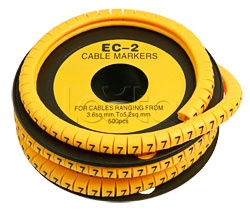 Маркер для кабеля (d7,4 мм, цифра 7) Cabeus ЕC-2-7 (500 шт/уп)
