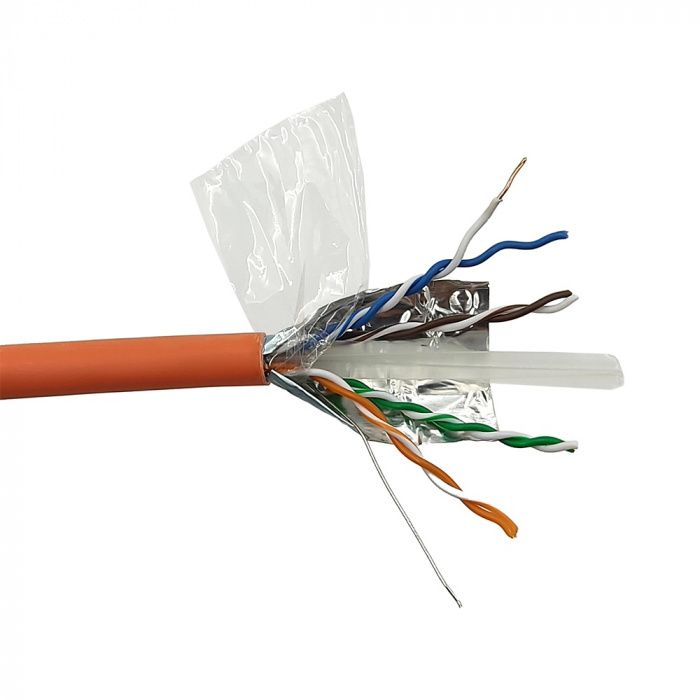 LAN FTP, 4 пары, кат. 6, с перегородкой, 250Mhz, LSZH, оранжевый, 305 м LANMASTER (LAN-6EFTP-LSZH-OR)