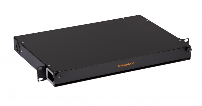Органайзер оптический 19&quot;, 1U NIKOMAX NMC-OKFP-SL-1U-BK