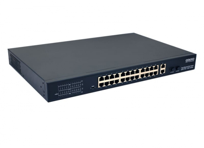 Неуправляемый PoE-коммутатор OSNOVO SW-62422(400W)