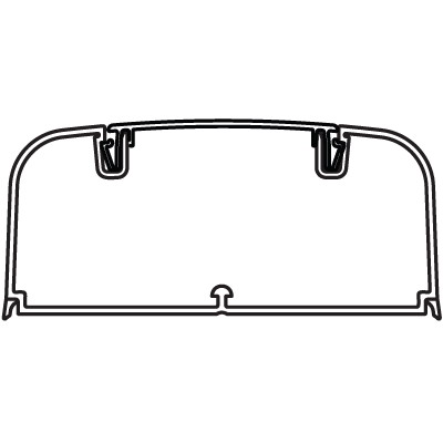 Кабель-канал 110x50 мм с фронтальной крышкой DKC 01050