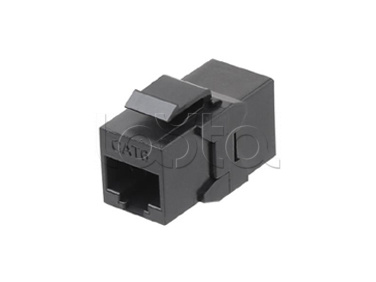 Проходной адаптер Hyperline (CA2-KJ-C6-BK)