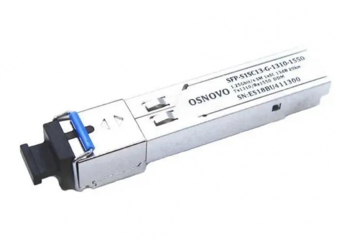 SFP Модуль OSNOVO SFP-S1SC13-G-1310-1550