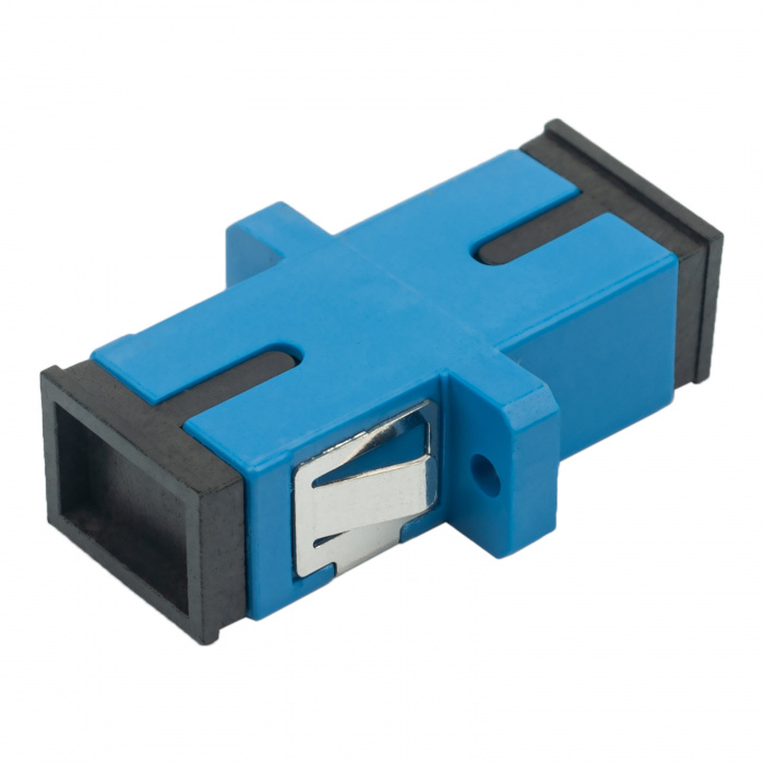 Адаптер оптический проходной SC-SC, OS2, симплекс (simplex), синий  Datarex DR-540002
