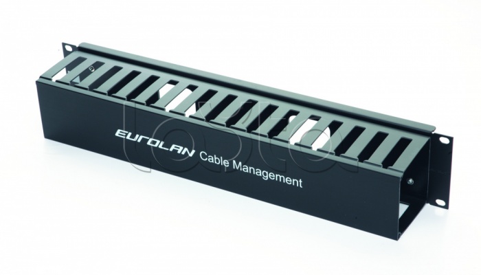 Органайзер кабельный 19” 2U Eurolan 25B-2U-11BL