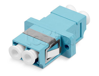 Проходной соединитель LC-LC duplex MM Cabeus (DLC-DLC-MM-OM3)