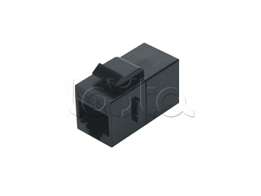 Проходной адаптер Hyperline (CA2-KJ-C5E-BK)