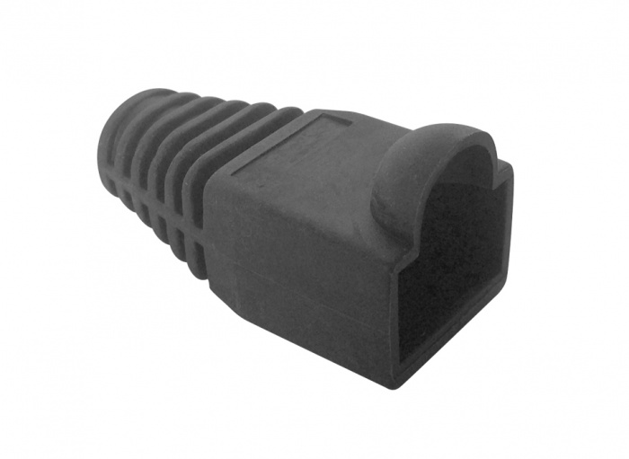 Гибкий хвостовик Q-PLUG, 6,5 мм, черный, упаковка 50 штук Eurolan 13A-00-12BL