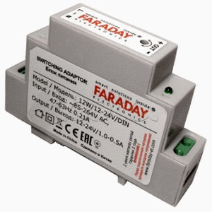 Блок питания на DIN-рейку FARADAY 12W/24V/DIN