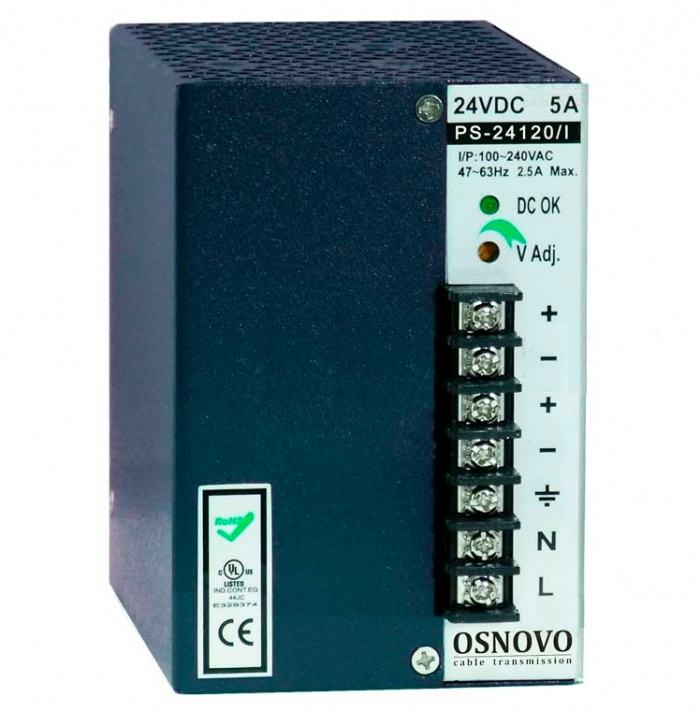Блок питания промышленный OSNOVO PS-24120/I