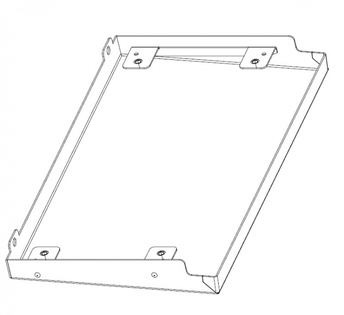 Крыша дождевая для шкафов серии EMW (Ш800 × Г210) Elbox (EMW-RR-800.210)